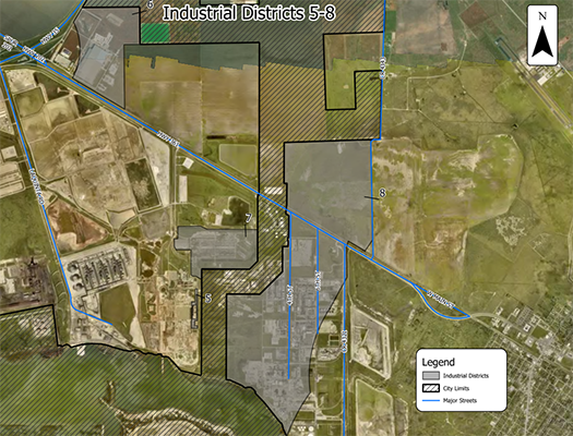 Map of Districts 1, 2, and 4